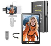 AVMATRIX VM40 Vlog Moniteur de selfie, moniteur magnétique de téléphone Vlog avec écran de 10,1 cm, Full HD 1080p, moniteur de caméra arrière pour Vlog Live Stream TikTok, compatible avec iPhone et