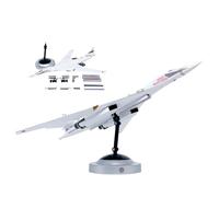 AVMLWEPA 1:144 Scale TU-160 Bomber Die-Cast Alloy Military Aircraft Model Multiple Movable Parts Display Stand Premium Collectible Gift for Military Enthusiasts, Veterans,Model Hobbyists