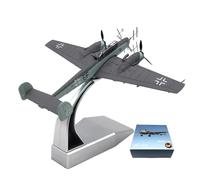 AVMLWEPA Maquette d'avion BF-110 G4 l'échelle 1/100,Alliage qualité supérieure, modèle réduit Bombardier Militaire, très détaillée,métal moulé sous Pression, avec Support for Adultes idéale