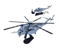 AVMLWEPA Modèle d'hélicoptère Militaire moulé sous Pression US MH-53E 1:72 avec Rotor et Roues Mobiles, présentoir for décoration de Bureau à Domicile, Cadeau vétéran et édition Collector