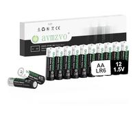 avmzvo Piles AA Lot de 12, Pile Lr6 AA 1,5 V, Puissance Durable, puissantes, alcalines, Peuvent être utilisées pour Les Jouets, Les réveils et Autres appareils électroniques