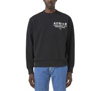 Avnier - Sweat en coton biologique - Crewneck ENCORE Noir V3 en Coton - Taille S Noir S