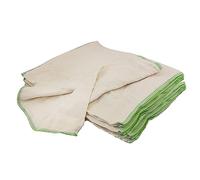 avo + cado Lot de 10 couvre-couches en coton bio prépliés Taille 2 - Convient pour les couches en tissu - 100 % coton certifié Öko-Tex non blanchi
