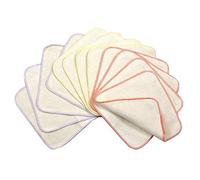 Avo&Cado Lot de 12 gants de toilette en flanelle double couche avec éponge Lilas