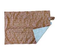 avo+cado Matelas à langer, lavable, pour les déplacements, compact, pour bébé, idéal comme matelas à langer, matelas de lit ou matelas à langer, motif de bourgeons