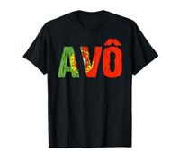 Avo Portuguese Grandpa Portugal Flag Distressed T-Shirt