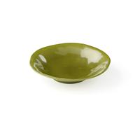 Avocado green ASSIETTE CREUSE "RIVIERA"