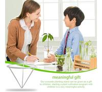 Avocado Growing Holder, Metal Bracket Avocado Roots, Multifunctional Triangle Rack Starter, Durable Root Starter Holder for Growing, Easy Support Stand for Home Gardening, Indoor Plant Accessory