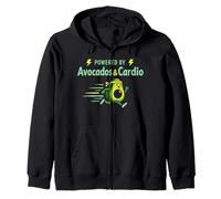 Avocado Gym AvoCardio Fitness Humour Drôle Santé Entraînement Sweat à Capuche