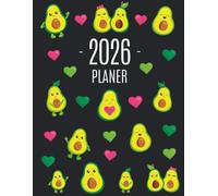 Avocado Planer 2026: Top organisiert durchs Jahr! | Agenda 2026: Kalender mit Wochenansicht | Einfacher Überblick über die Terminpläne
