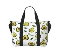 (Avocado) Sac de voyage à main imperméable léger - Grand bagage à main pour voyages de 3 à 5 jours | Voyage en avion, sport, week-end | Homme et femme (lot de 1), Noir , Taille unique