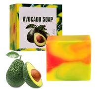 Avocado Soap, Handmade A-vocado Soap, Natural Avocado Oil Cleansing Bar For Face, Body, Hands, Organic AvocadoSoap, A-vocado Nourishing Soaps, 100g (2)