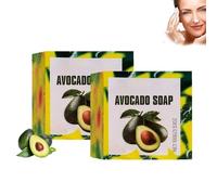 Avocado Soap, Handmade Avocado Soap, Gentle And Non Irritating, lCleansing Bar for Face, Hands, Body Cleansing Moisturizing, Revitalize Skin (2)