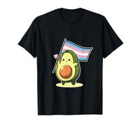 Avocado Transgender Flag CSD Pride Kawaii LGBTQ Queer Trans T-Shirt