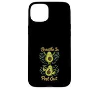 Avocado Yoga Funny Namaste Pun Studio de Fitness à Base de Plantes Coque pour iPhone 15 Plus