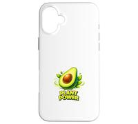 Avocat alimenté par des Plantes Coque pour iPhone 16 Plus