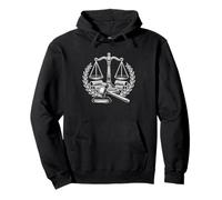 Avocat De La Defense Penale Dame Justice Droit Penal Sweat à Capuche