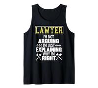 Avocat: j'explique pourquoi j'ai raison humour Débardeur
