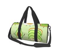 Avocat Mignon, Pain grillé et œuf Frit, Sac de Voyage de Grande capacité, Sac à Main Rond, Sac de Voyage de Sport, fourre-Tout, Sac de Fitness