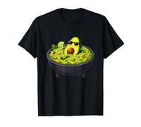 Avocat Relaxant Amusant dans Un Bol de Guacamole T-Shirt