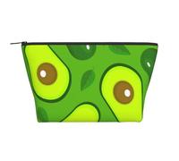 Avocat sur Les Aliments et Boissons Verts, Trousse de Toilette Trousse de Maquillage Sac à cosmétiques Trousse de Toilette de Voyage Portable