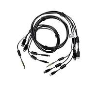 Avocent cbl0108 1.8 m Câble pour vidéo, Clavier et Souris (KVM) - Switch KVM (USB, DisplayPort, 2-DP, 2-USB, 1 - 3.5 mm, Cybex SC900)