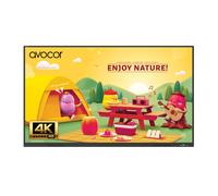 Avocor AVS-8610 Écran interactif LED IR 4K de la série S, 86 pouces, destiné aux espaces d'apprentissage modernes