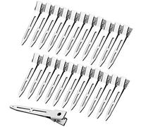 AvoDovA 50PCS Pinces à Cheveux, 5.5CM Pinces à Bec de Canard Clips de Coiffure en Métal, épingles à Cheveux, Pinces Crocodiles Cheveux, Clips de Cheveux en Crocodile, Argent Barrette pour Femme Fille