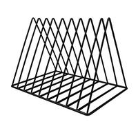 AvoDovA Porte Magazine Metal, 9 Fentes Porte Revue Or, Bibliothèque Triangle, Étagère Rangement à Livres, Porte-Journaux, Support Magazine Design pour Bureau, Salon, Maison, 26cm