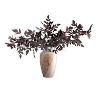 Avoik Lot de 3 plantes artificielles décoratives d'automne - Feuilles d'automne - 80 cm - Branches décoratives - Plante artificielle pour Thanksgiving, Halloween, fête d'automne, table de maison