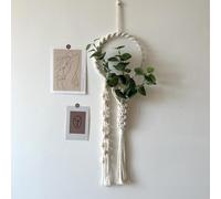 Avoik Macrame Tenture murale, Boho Chic Tissé Tapisserie Décoration murale chic Tapisserie Bohème tissée à la main pour Chambre Salon Farmhouse Appartement Dortoir
