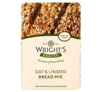 Avoine et de lin Pain Mix de Wright (de 500g) - Paquet de 2