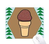 avoine sweet glace chocolat tapis de souris green pine tree tapis en caoutchouc