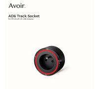 Avoir-Prises électriques en aluminium brossé, adaptateur technique, prise murale USB, multiprise, rail LED, AD2, AD6, UE, Royaume-Uni prises électriques multi prise electrique prise electrique murale