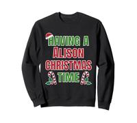 Avoir Un nom de réunion de Famille Alison Christmas Time Sweatshirt
