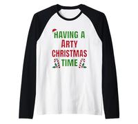 Avoir Un nom de réunion de Famille Arty Christmas Time Manche Raglan