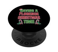 Avoir Un nom de réunion de Famille pour Noël à Florence PopSockets PopGrip Adhésif