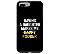 Avoir Une Fille me Rend pauvre Papa Fille Maman père Coque pour iPhone 7 Plus/8 Plus
