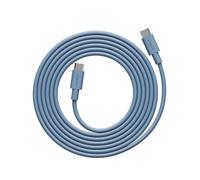Avolt Cable 1-2m Certifié MFi 60W Charge Rapide - Silicone Durable & Flexible - Câble de Charge Design Scandinave (USB-C vers USB-C, Bleu)