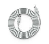 Avolt Cable USB-C vers USB-C - La Solution Elégante et Rapide pour Charger votre iPhone 15, iPad ou tout autre appareil compatible USB-C - 60w - Design Scandinave - (Gris)