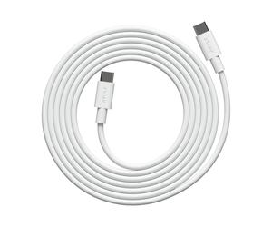 Avolt Cable 1 USB-C vers USB-C câble de charge 2 m White Martinelli Luce Edition