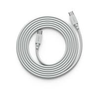 Avolt Cable USB-C vers USB-C - La Solution Elégante et Rapide pour Charger votre iPhone 15, iPad ou tout autre appareil compatible USB-C - 60w - Design Scandinave - (Gris)