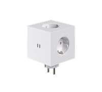 Avolt x Martinelli Luce Square 2 Socket Blanc Opale