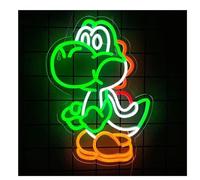 Avoltre pour Les lumières de fête au néon D'Ambiance Apaisante Lampe Enseigne Au Néon Dinosaure Murale en Acrylique Design De Dessin Animé Mignon