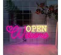 Avoltre pour Les lumières de fête au néon Enseigne Lumineuse néon « Ouverture et Bienvenue » pour Bar, Club, Boutique, hôtel, Restaurant, décoration Murale