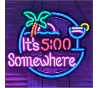 Avoltre pour Les lumières de fête au néon Lettres colorées Intérieur Luminaires Enseigne Au Néon Lumière Mariage Anniversaire Fête De