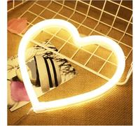 Avoltre pour Les lumières de fête au néon Lettres colorées Intérieur Luminaires Lampe Néon avec Visage Souriant Mignon