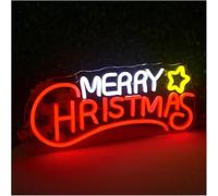 Avoltre pour Les lumières de fête au néon Lettres colorées Intérieur Luminaires Panneau Néon De Noël, Décor Maison, Chambre À Coucher