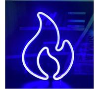 Avoltre pour Les lumières de fête au néon pour LED néon Signe Enseigne Au Néon De Flamme, Panneau Lumineux pour Chambre d'enfants Lampe Suspendue(Neon-1)