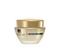 Avon Anew Ultimate Crème de jour ferme et souple 50 ml, avec technologie Protinol™ pour aider à raffermir la peau, réduire l'apparence des rides et stimuler l'éclat, sans cruauté envers les animaux